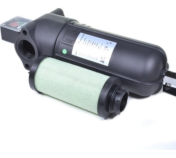 Изображение товара Фильтр воздушный Brestor (4 м3/мин; 16 бар; 1 мк; 0,5мг; 80С; эл; BSPT 1 1/2),, с BFE-240-G