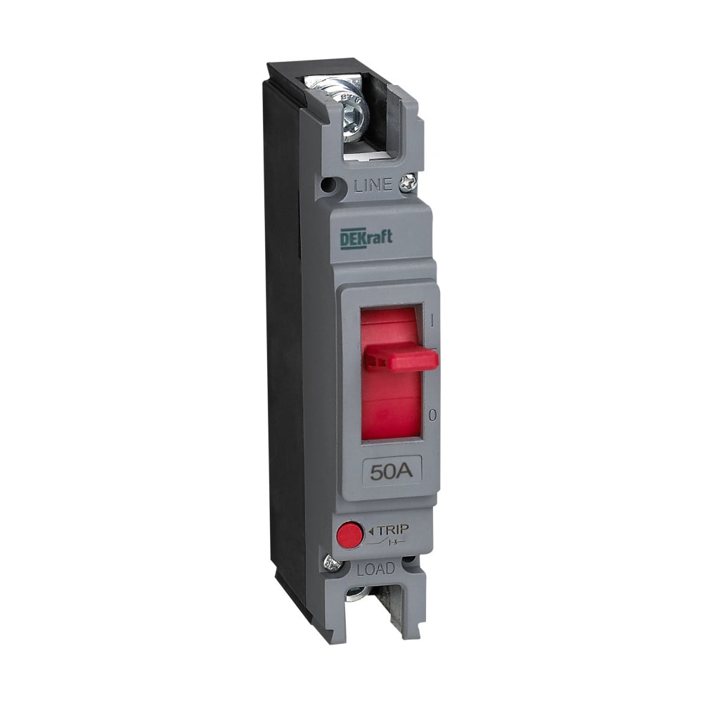 Изображение товара Автоматический выключатель Dekraft 1P 50A 20кА ВА-301