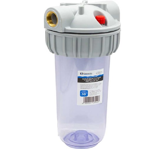 Изображение товара Фильтр магистральный Damento 10"SL с прозрач. корп. из трех частей 3/4" 021389