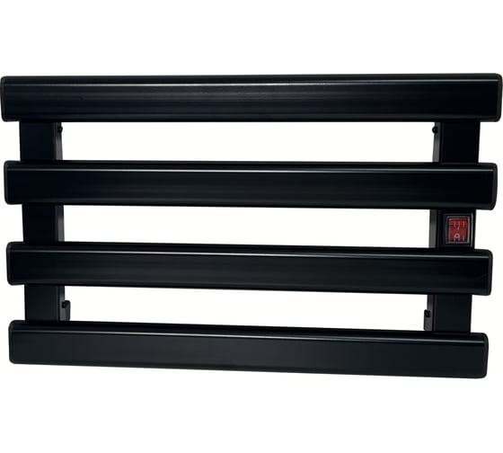 Изображение товара Полотенцесушитель электрический РЭМО ЭПС 500х300НС Н4М, универс.подключение правое, черный матовый 101021