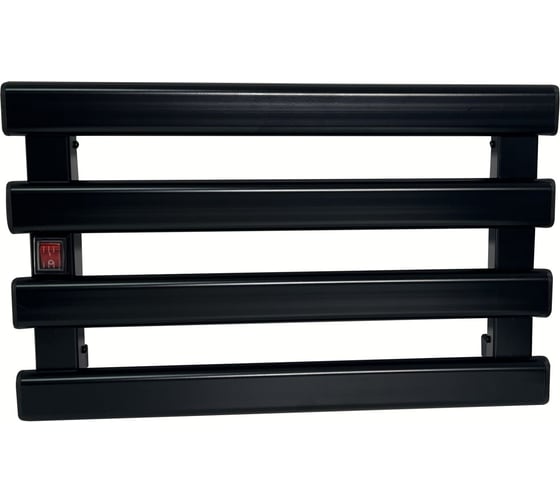 Изображение товара Полотенцесушитель электрический РЭМО ЭПС 500х300НС Н4М, универс. подключение левое, черный матовый 101033