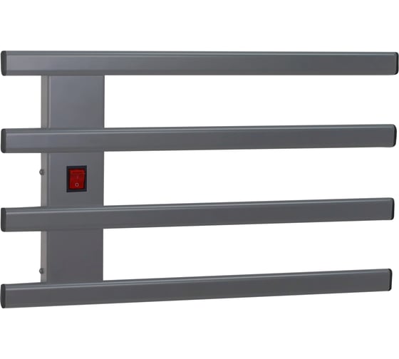 Изображение товара Полотенцесушитель электрический РЭМО ЭПС 500х300НС Е4М, универс. подключение левое, графит матовый 101037