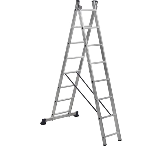 Изображение товара Алюминиевая двухсекционная лестница Variant 2х8 SC 2008