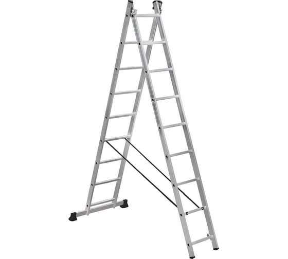 Изображение товара Алюминиевая двухсекционная лестница Variant 2х9 SC 2009