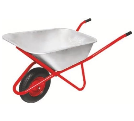 Изображение товара Строительная, одноколесная тачка Variant, УСИЛЕННАЯ, 110 л, колесо 4.80/4.00-8, грузоподъемность 180кг. 11110