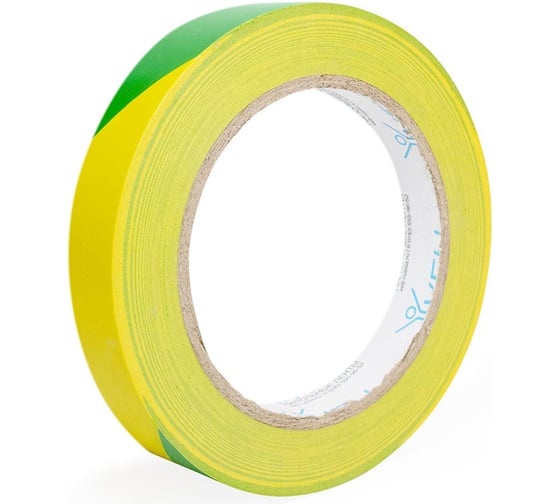 Изображение товара Лента для разметки самоклеящаяся Vell 33 м, 25 мм, желто-зеленая, 0,15 мм, ПВХ 1376549