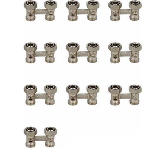 Изображение товара Узел,Н-образный,прямой Gappo 3/4x3/4E (уп. из 10 шт.) G267.05