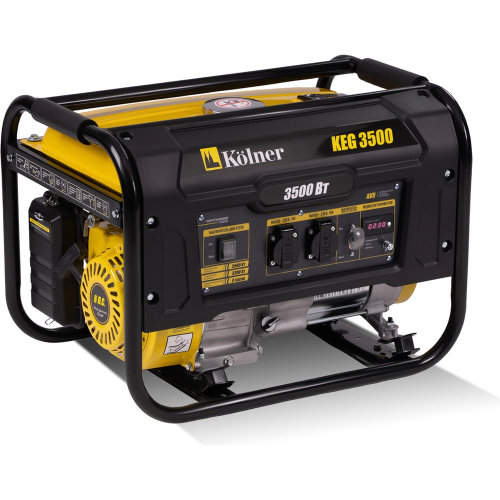 Изображение товара Генератор бензиновый Kolner 3.5 кВт для дачи и стройки