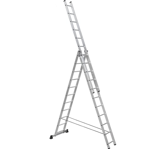 Изображение товара Алюминиевая трехсекционная лестница Variant 3х11 SC 3011