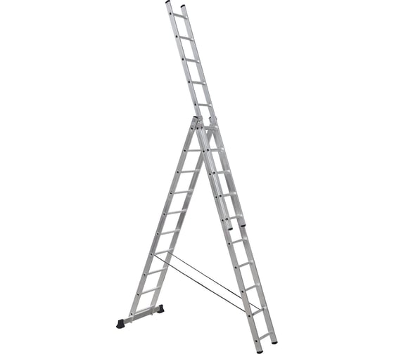 Изображение товара Алюминиевая трехсекционная лестница Variant 3х10 SC 3010