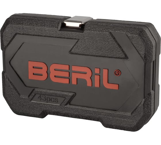Изображение товара Набор головок торцевых Beril 43 предмета 1/4"DR 702018 17103