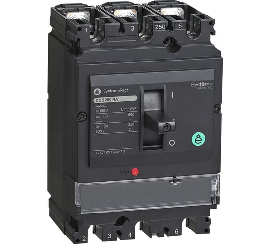 Изображение товара Выключатель-разъединитель Systeme Electric SPC100 3P NA 100A SPC100100NA3DF