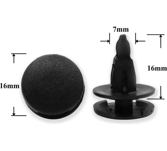 Изображение товара Автокрепеж Крепавто для Acura Honda 10 шт 90667TC0U01ZA 1834