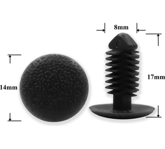 Изображение товара Автокрепеж Крепавто для Chevrolet GM Opel 10 шт 90283614, 2346824 1853