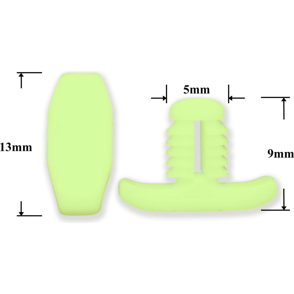 Изображение товара Автокрепеж Крепавто для VAG 10 шт модель 1Z0837732 1881 Зеленый пластик