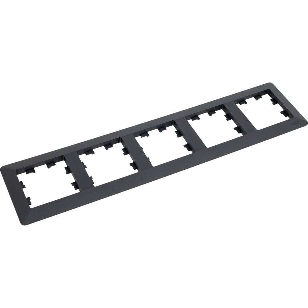 Изображение товара 5-постовая рамка Systeme Electric ATLASDESIGN AIR базальт/дымчатый черный ATN221405