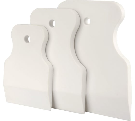 Изображение товара Набор шпателей резиновые Beril (60/80/100мм) (белые) 841003 11950