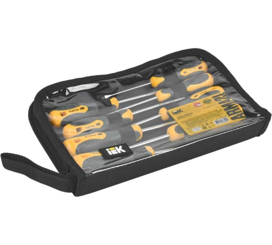 Изображение товара Набор отверток IEK ARMA2L 3 K1 8 шт A2L3-NS10-K1-08