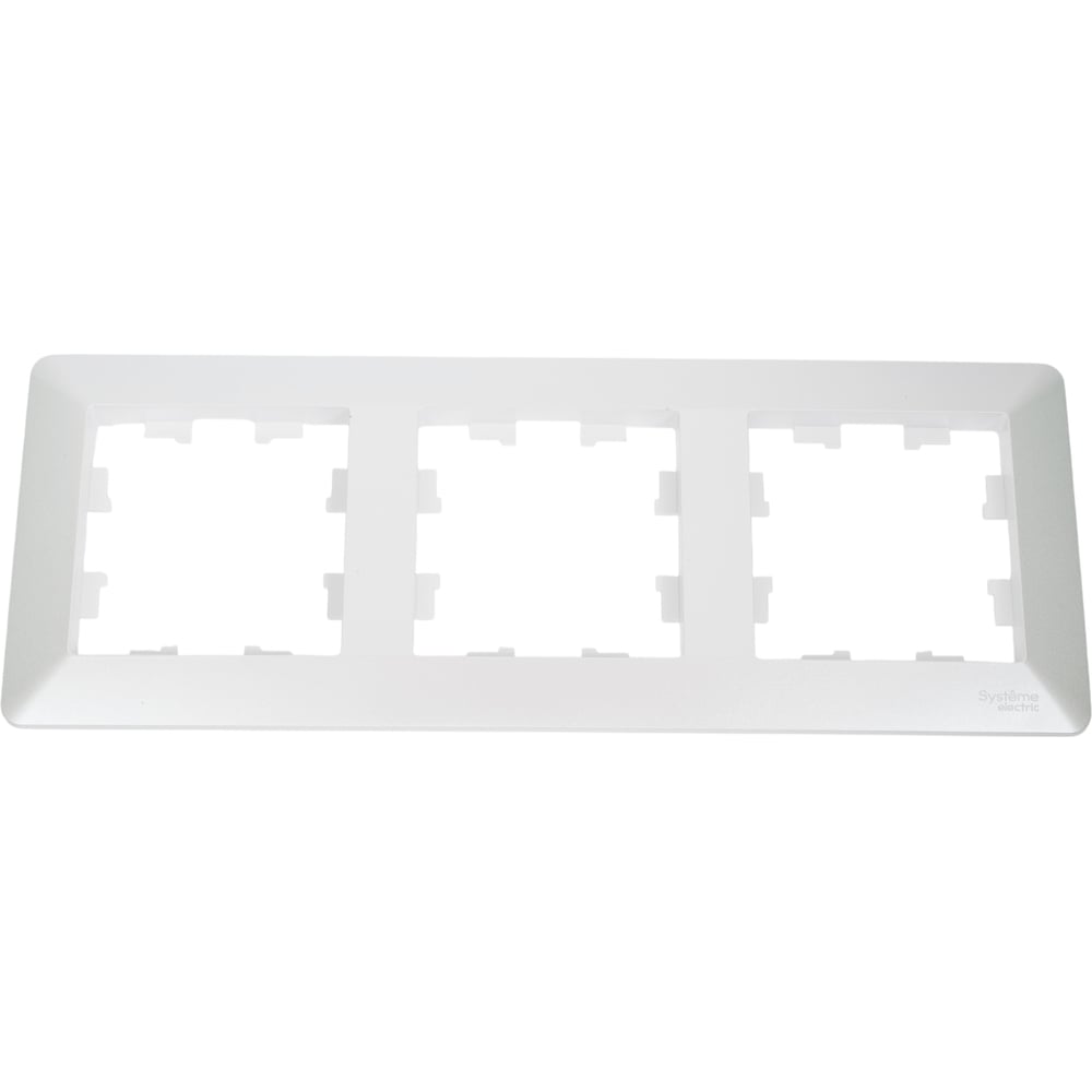 Изображение товара 3-постовая рамка Systeme Electric ATLASDESIGN AIR ЖЕМЧУГ/дымчатый белый