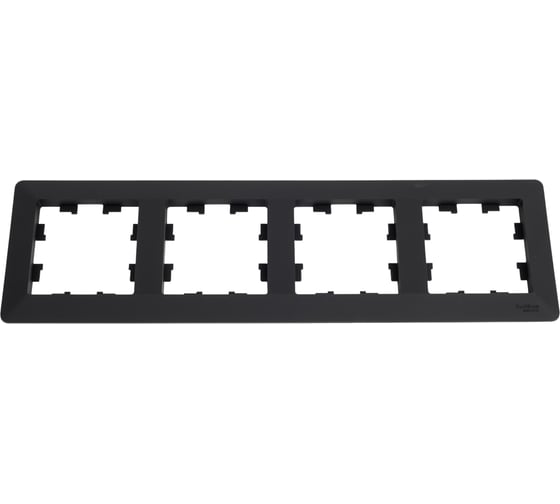 Изображение товара 4-постовая рамка Systeme Electric ATLASDESIGN AIR КАРБОН/дымчатый черный ATN221004