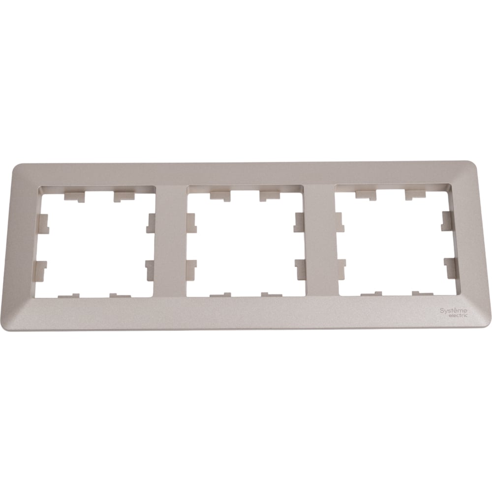 Изображение товара 3-постовая рамка Systeme Electric ATLASDESIGN AIR шампань дымчатый черный