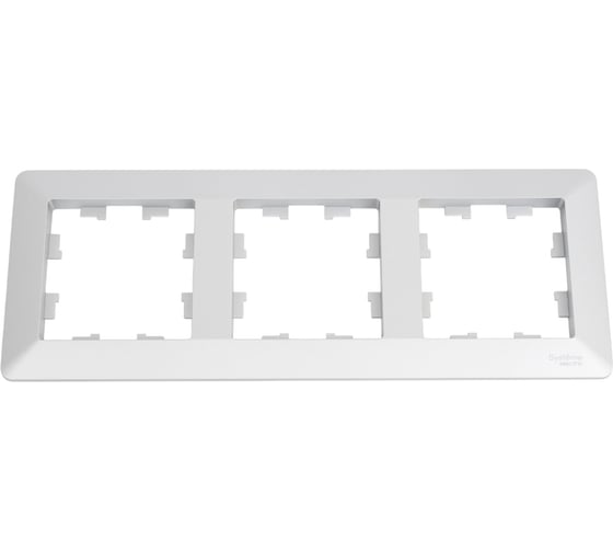 Изображение товара 3-постовая рамка Systeme Electric ATLASDESIGN AIR АЛЮМИНИЙ/дымчатый черный ATN220303