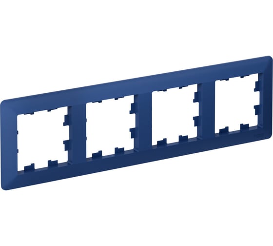 Изображение товара 4-постовая рамка Systeme Electric ATLASDESIGN AIR АКВАМАРИН/дымчатый черный ATN221104