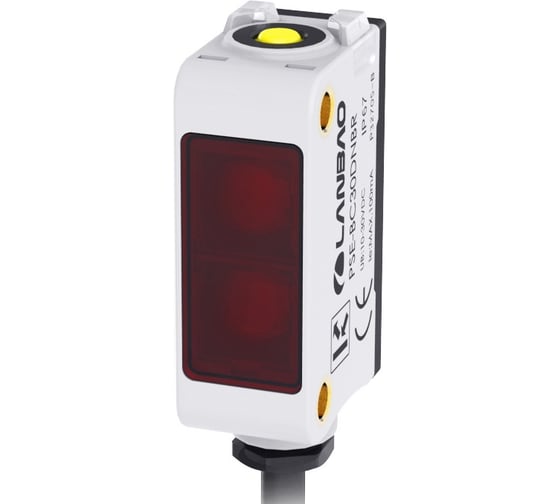 Изображение товара Оптический датчик барьерный (приёмник) Lanbao PSE-TM20DPB, Sn=20000 мм, PNP NO/NC (Програм)10...30DC, кабель 2м, 07-00039801