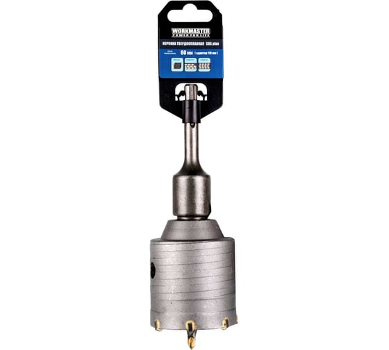 Изображение товара Коронка WorkMaster SDS plus по кирпичу 60 мм, в сборе 7770-097