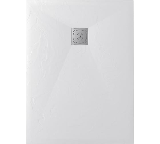 Изображение товара Душевой поддон RGW 100х120х2,5 ST-0120W белый/прямоугольный O 90 мм, каменный 16152012-01