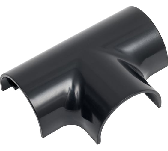 Изображение товара Тройник для кабель-канала Systeme Electric MultiSet 20x12, антрацит IMT20124BK