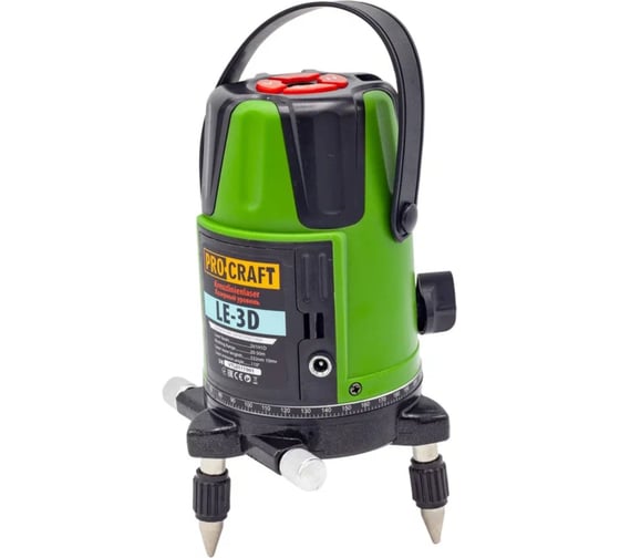 Изображение товара Лазерный уровень PROCRAFT Green Line LE-3D LE3D