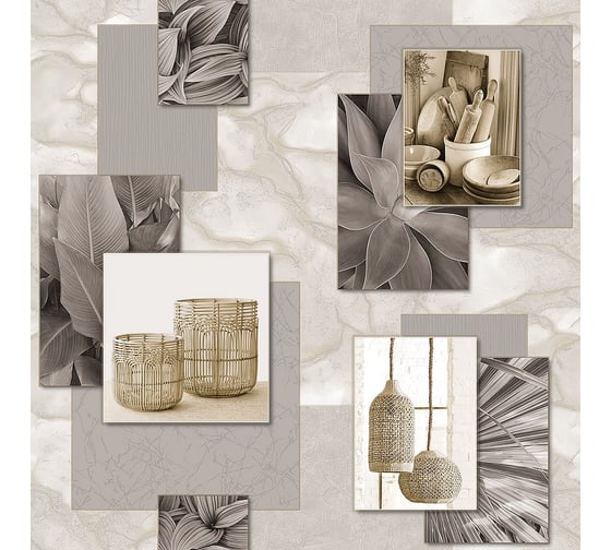 Изображение товара Обои виниловые FOX на бумажной основе, профильные, химтиснение, 0,53x10м Комфорт 12813 в