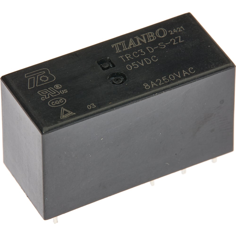 Изображение товара Реле электромагнитное Tianbo RELAY TRC3-D-5VDC-S-2Z - 2 контакта