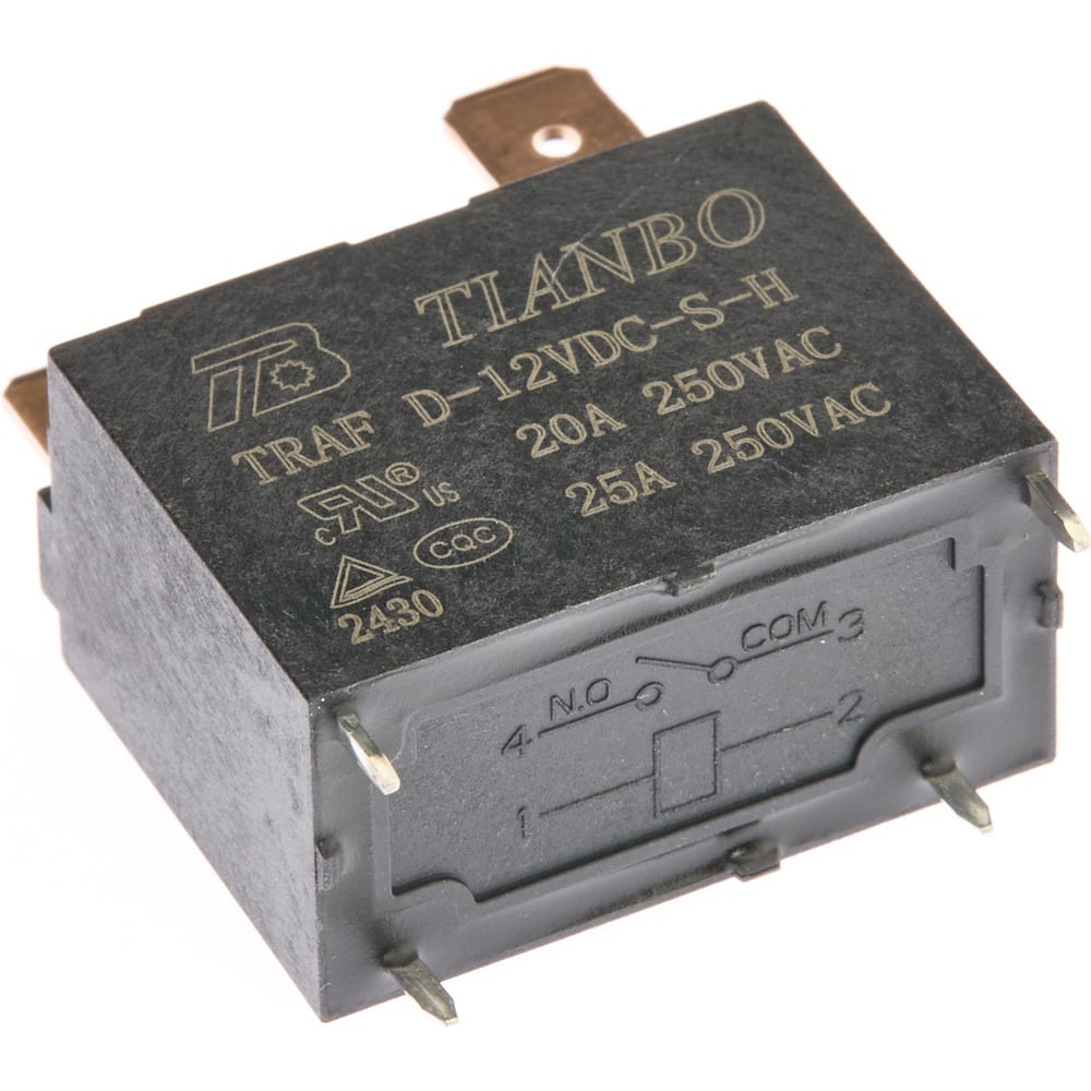 Изображение товара Электромагнитное реле Tianbo TRAF-D-12VDC-S-H 50 шт
