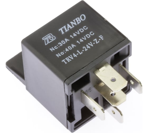 Изображение товара Реле электромагнитное Tianbo RELAY (20 шт/упак) TRV4-L-24VDC-Z-F 63186
