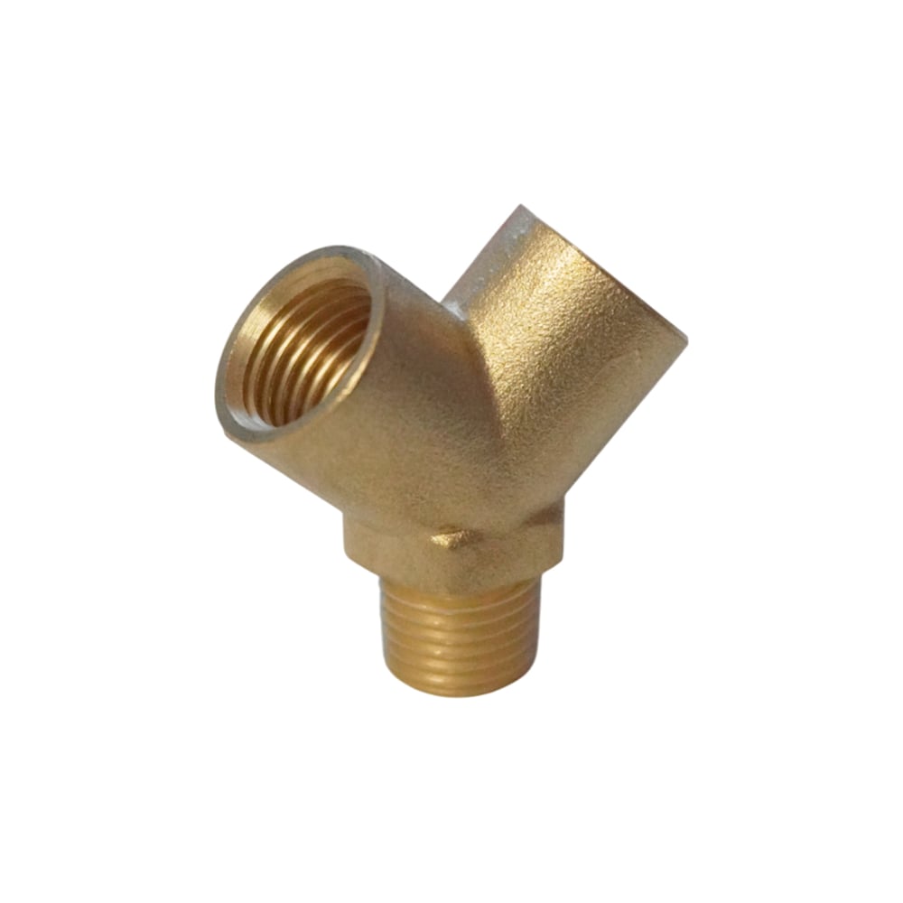 Изображение товара Фитинг Y-образный WIEDERKRAFT латунь 1/4 PT внутренний/внутренний/внешний