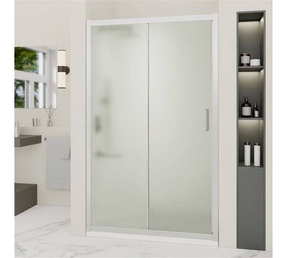 Изображение товара Душевая дверь RGW 140*195 PA-016 Хром/Матовое/6 мм 350801614-21