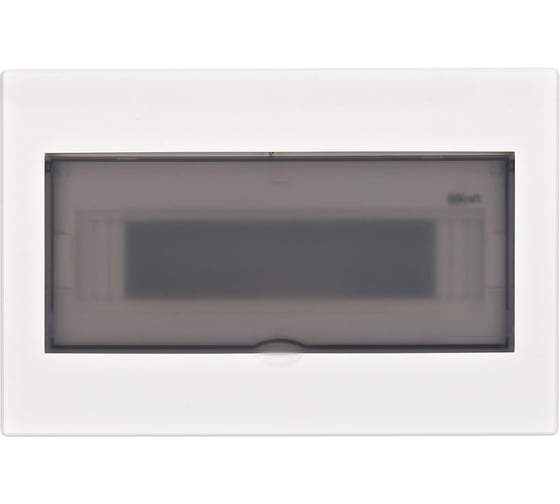 Изображение товара Корпус встраиваемый Dekraft прозрачная дверца 1 ряд 13 мод. IP41 ЩРВ-М 31073DEK