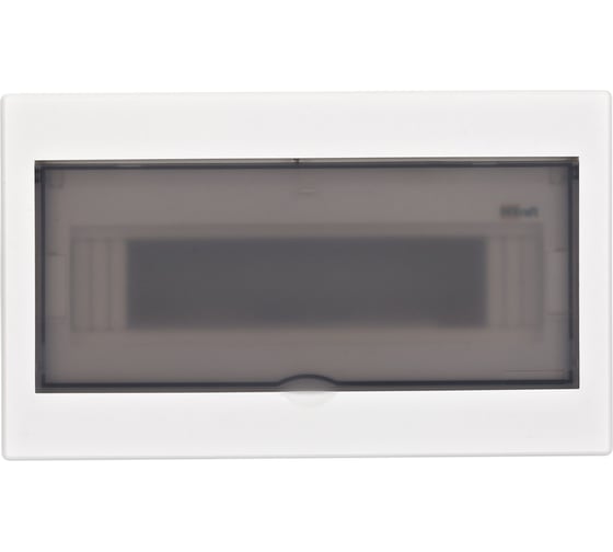 Изображение товара Корпус пластиковый Dekraft встраиваемый прозрачная дверца 1 ряд 13 мод. IP41 ЩРВ-П 31053DEK