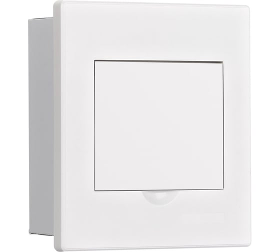 Изображение товара Корпус встраиваемый Dekraft белая дверца 1 ряд 4 мод. IP41 ЩРВ-М 31100DEK