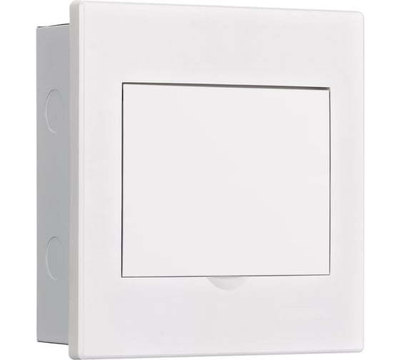 Изображение товара Корпус встраиваемый Dekraft белая дверца 1 ряд 6 мод. IP41 ЩРВ-М 31101DEK