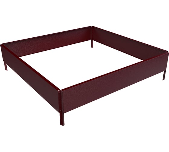 Изображение товара Готовая грядка Delta-Park GX 0.95х0.95 м, коричнево-красная 30020GX_9595Ch