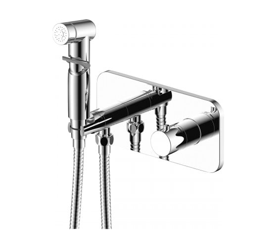 Изображение товара Термостатический смеситель с гигиеническим душем Rossinka X25-59