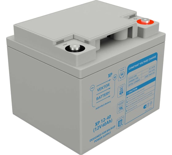 Изображение товара Аккумуляторная батарея Vektor Energy VEKTOR BATTERY XP 12-40 41586