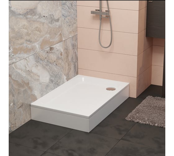 Изображение товара Душевой поддон RGW 80х120х3,5 h22 STYLE прямоугольный O 90 мм (FW5-8) 16180282-11