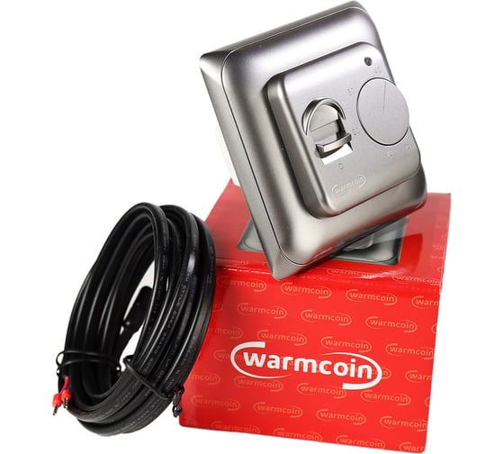 Изображение товара Терморегулятор механический Warmcoin W70 графит W70_графит