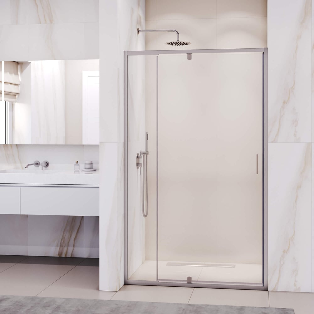 Изображение товара Душевая дверь RGW 110-120x195 см стекло 6 мм хром/прозрачная/распашная