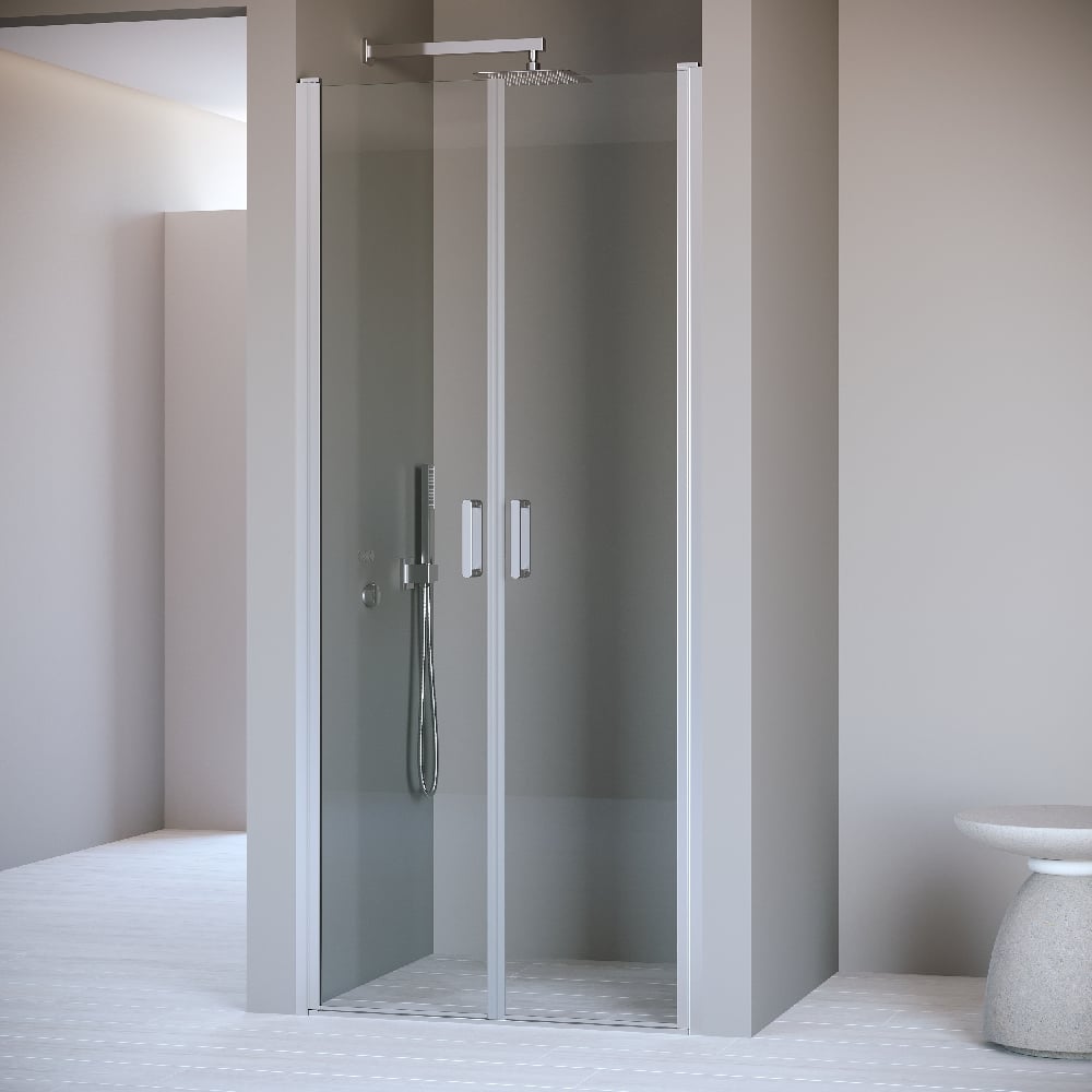 Изображение товара Душевая дверь RGW 100*195 PA-104 Хром прозрачное 6 мм EasyClean