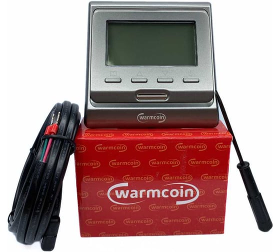 Изображение товара Терморегулятор программируемый Warmcoin W51 графит W51_graphite